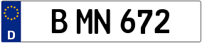 Truck License Plate